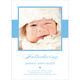 Blue Banner Photo Birth Announcements Image 3 of 5